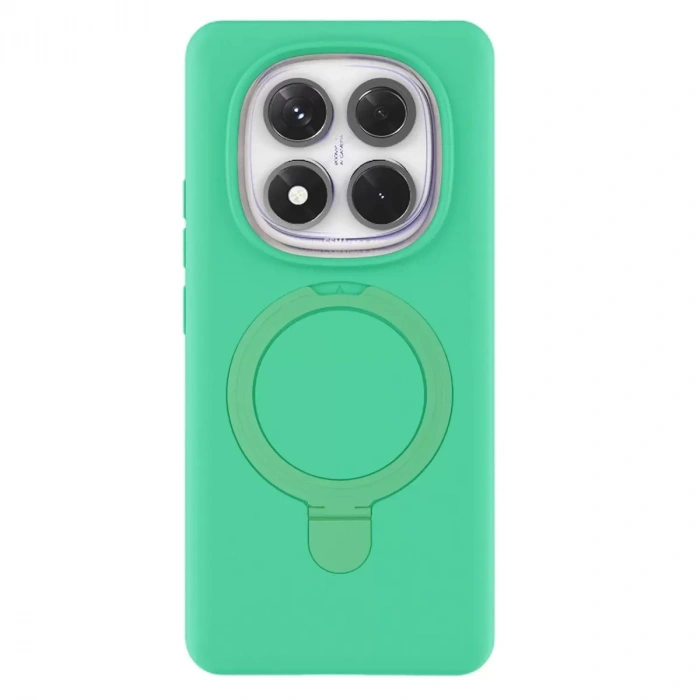 Xiaomi Redmi Note 14 Pro 4g Regal Magsafe Standlı Kapak - Yeşil