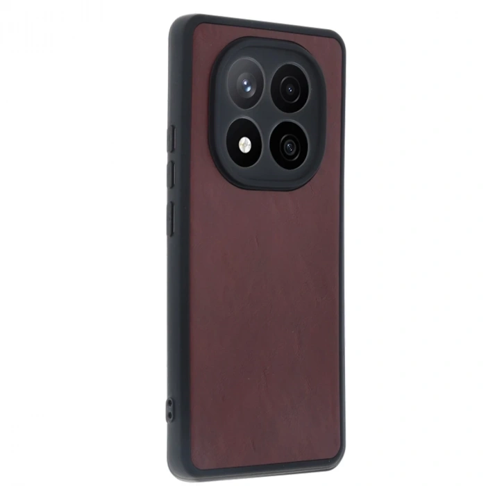 Xiaomi Redmi Note 14 Pro 5g Kılıf Aras Deri Kapak - Bordo