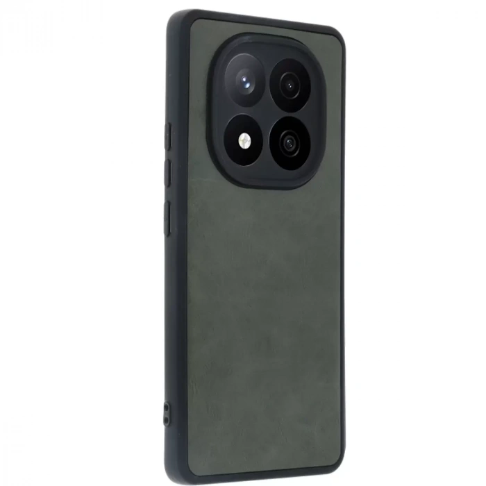 Xiaomi Redmi Note 14 Pro 5g Kılıf Aras Deri Kapak - Koyu Yeşil