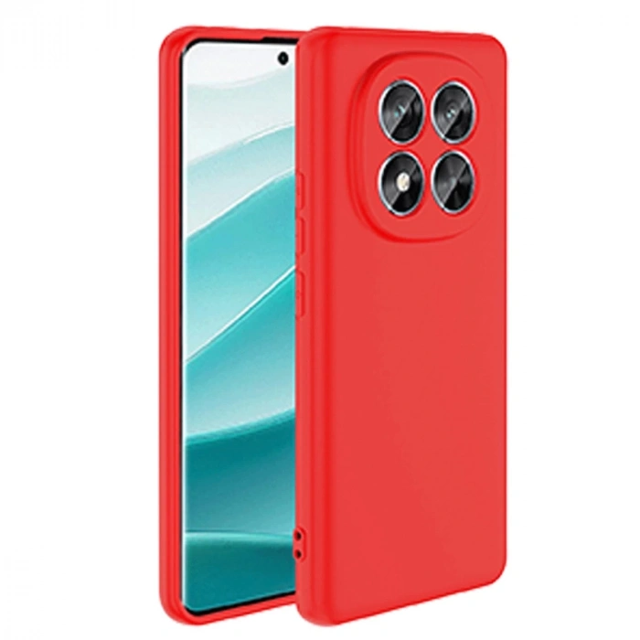 Xiaomi Redmi Note 14 Pro 5g Kılıf First Silikon - Kırmızı