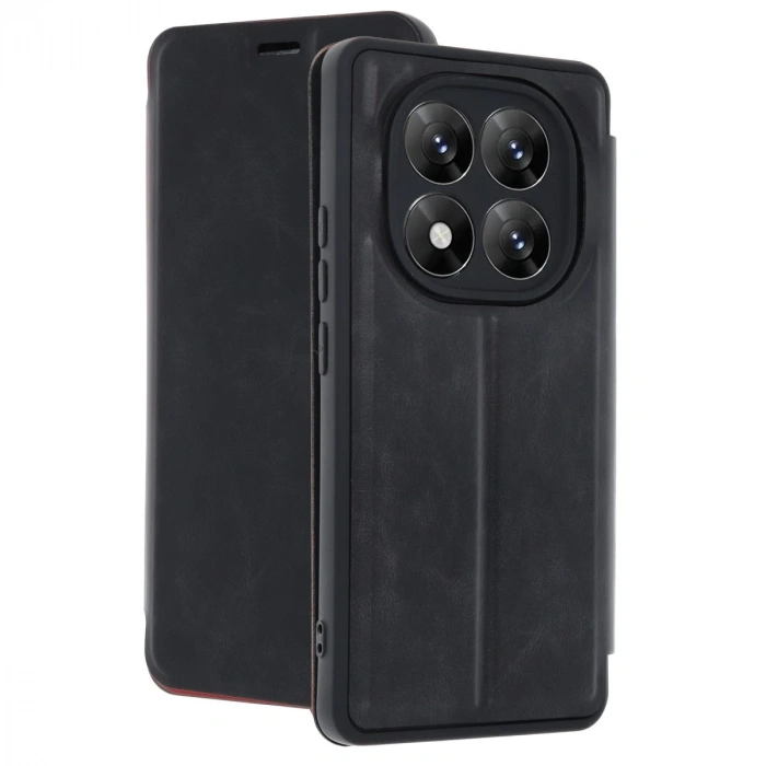 Xiaomi Redmi Note 14 Pro 5g Kılıf Flip Cover - Siyah