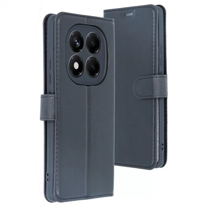 Xiaomi Redmi Note 14 Pro 5g Kılıf Trend S Plus Kapaklı Kılıf - Siyah