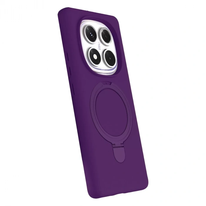 Xiaomi Redmi Note 14 Pro 5g Regal Magsafe Standlı Kapak - Derin Mor