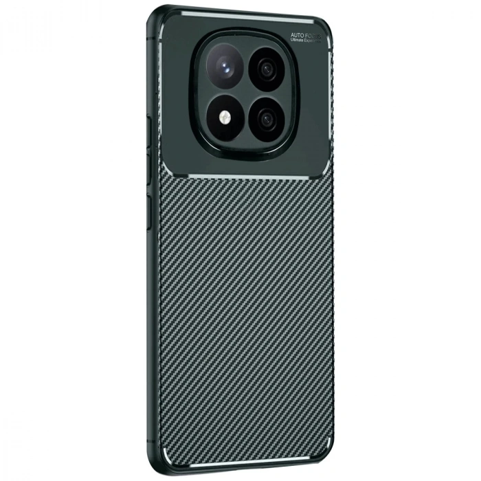 Xiaomi Redmi Note 14 Pro Plus Kılıf Auto Focus Karbon Kapak - Koyu Yeşil