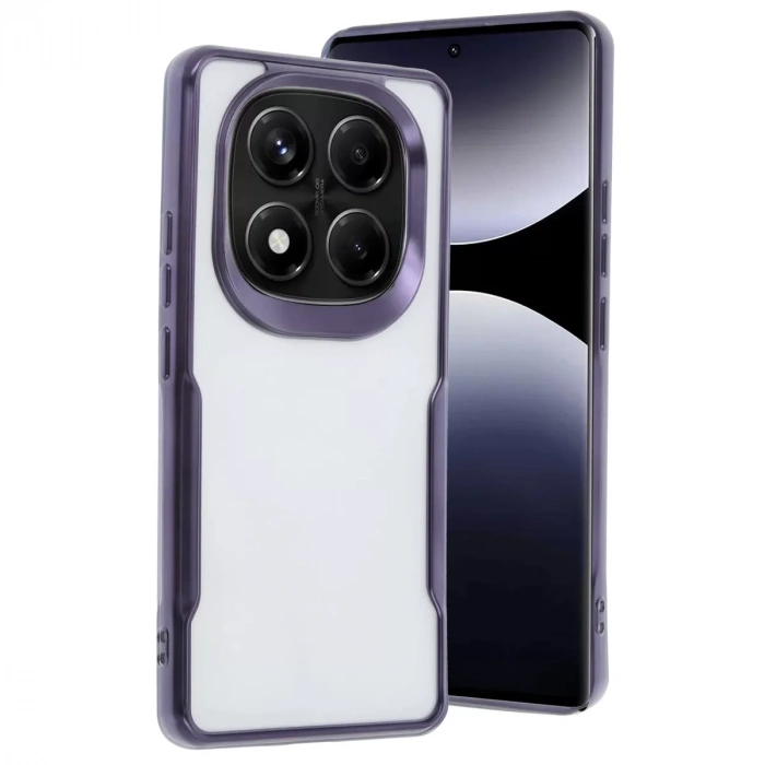 Xiaomi Redmi Note 14 Pro Plus Kılıf Boyi Silikon Kapak - Derin Mor
