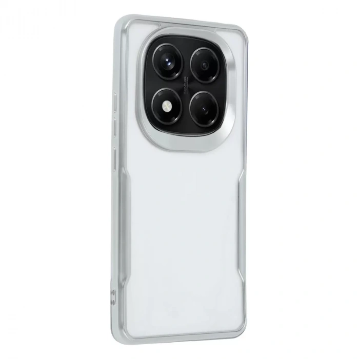 Xiaomi Redmi Note 14 Pro Plus Kılıf Boyi Silikon Kapak - Gümüş