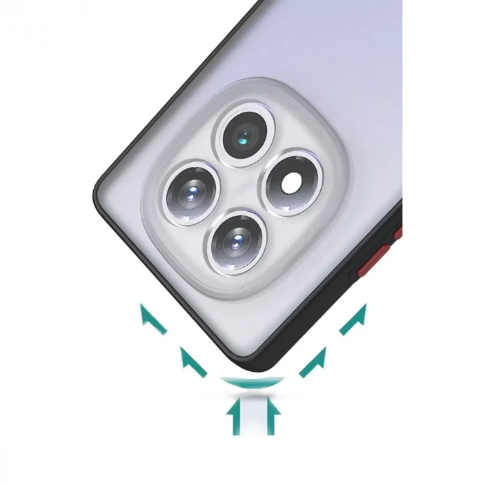 Xiaomi Redmi Note 14 Pro Plus Kılıf Montreal Silikon Kapak - Siyah