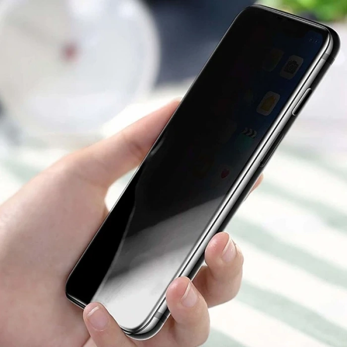 Xiaomi Redmi Note 8 3D Full Privacy Gizlilik Tempered Cam Ekran Koruyucu-(5775)