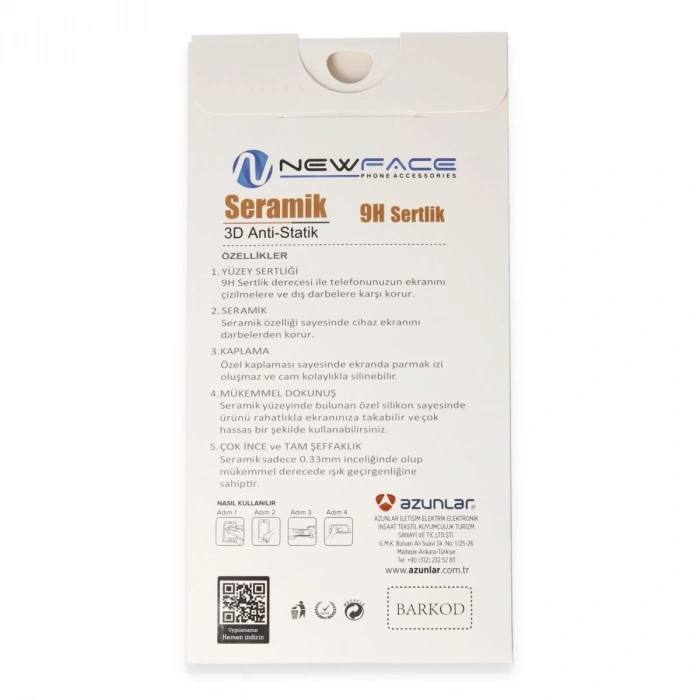 Xiaomi Redmi Note 9 3d Antistatik Mat Seramik Nano Ekran Koruyucu
