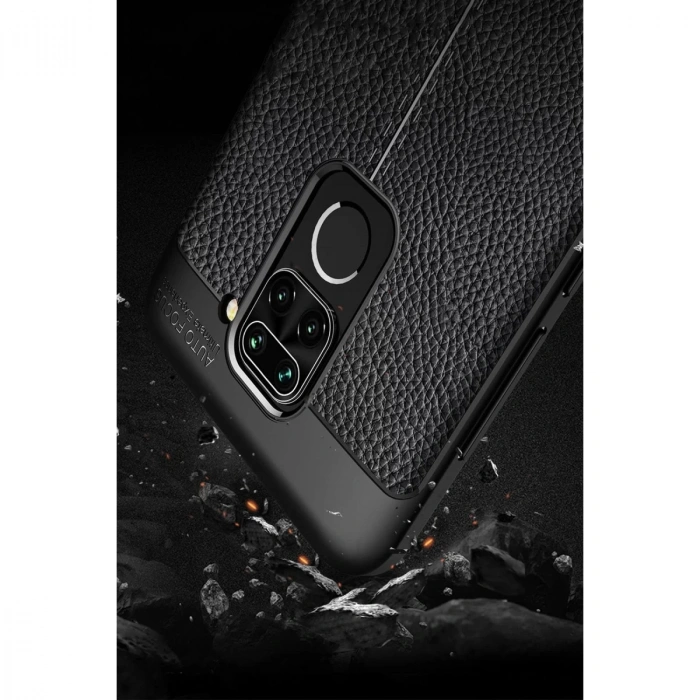 Xiaomi Redmi Note 9 Kılıf Auto Focus Kapak - Lacivert