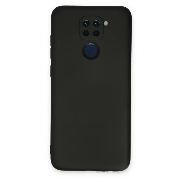 Xiaomi Redmi Note 9 Kılıf Nano İçi Kadife Silikon - Siyah
