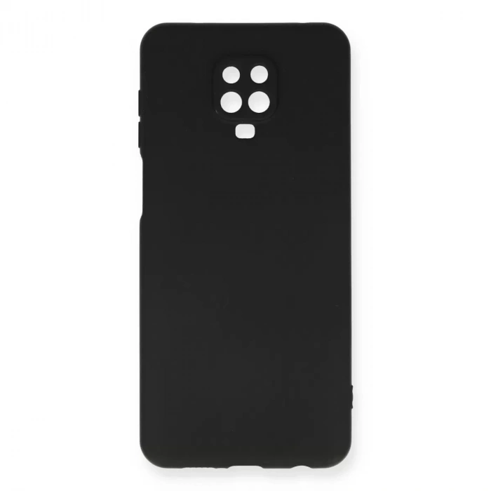 Xiaomi Redmi Note 9 Pro Kılıf Nano İçi Kadife Silikon - Siyah