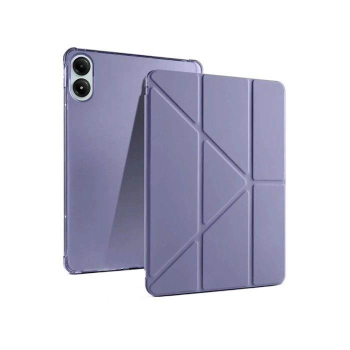 Xiaomi Redmi Pad Pro 12.1 Kılıf Kalemlikli Mars Tablet Kılıfı - Lila