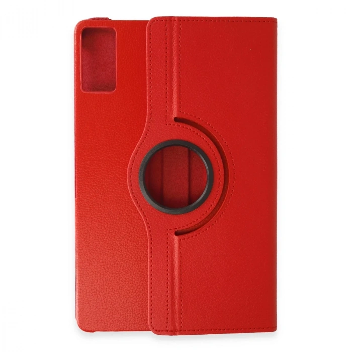 Xiaomi Redmi Pad Se Kılıf 360 Tablet Deri Kılıf - Kırmızı