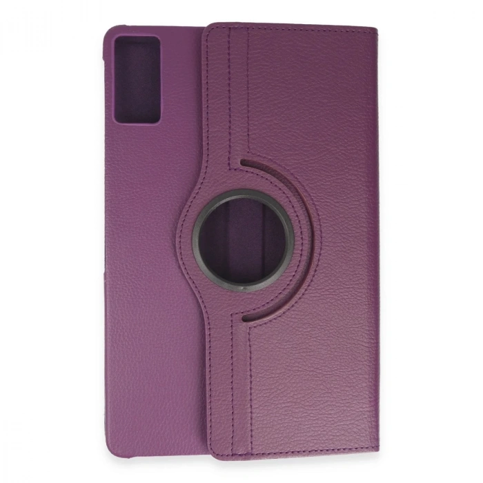 Xiaomi Redmi Pad Se Kılıf 360 Tablet Deri Kılıf - Mürdüm