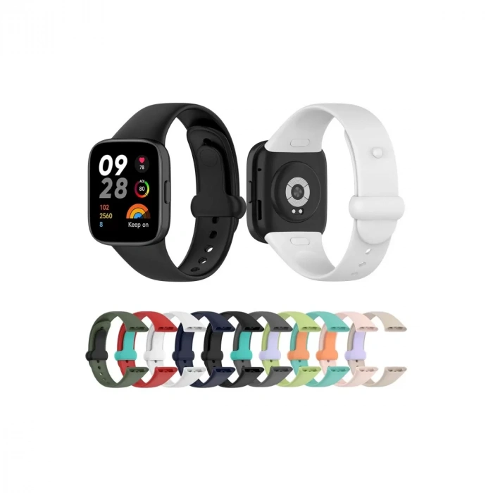 Xiaomi Redmi Watch 3 Origin Silikon Kordon - Füme