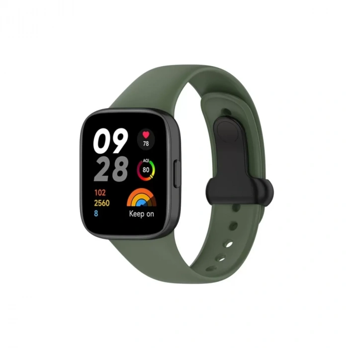 Xiaomi Redmi Watch 3 Origin Silikon Kordon - Koyu Yeşil