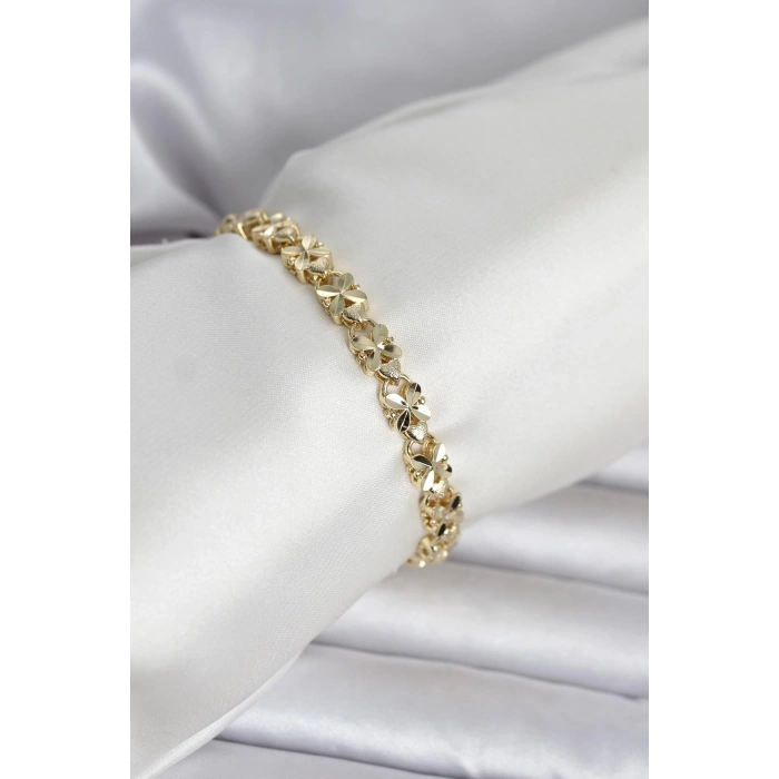 Xuping Kelebek Model Gold Renk Kadın Bileklik 5886