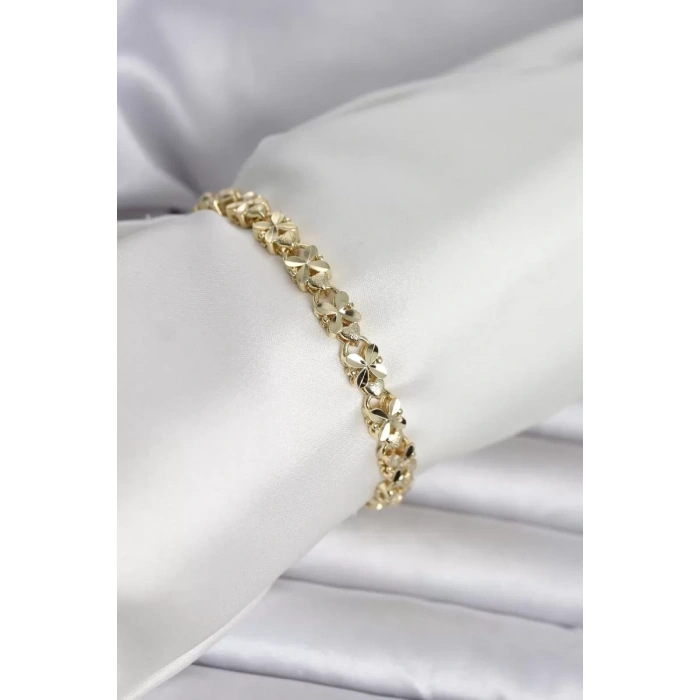 Xuping Kelebek Model Gold Renk Kadın Bileklik - TJ-BB8414