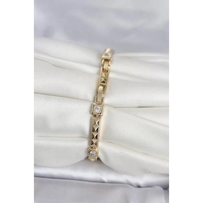 Xuping Punta Model Gold Renk Kadın Bileklik - TJ-BB8417