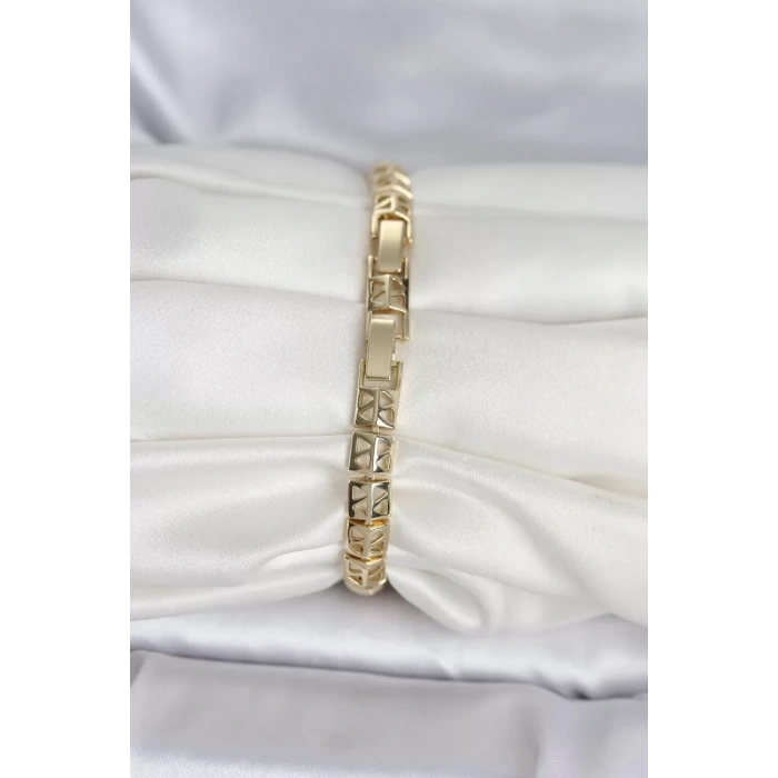 Xuping Zirkon Taşlı Gold Renk Kadın Bileklik - TJ-BB8434