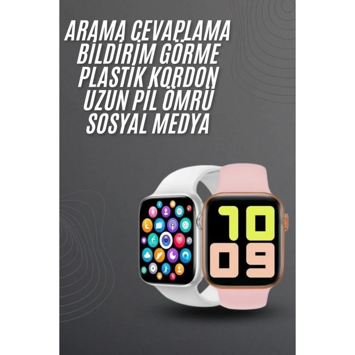 Yeni Model Akıllı Saat Dokunmatik Ekran Unisex Amoled Ekran 44 mm