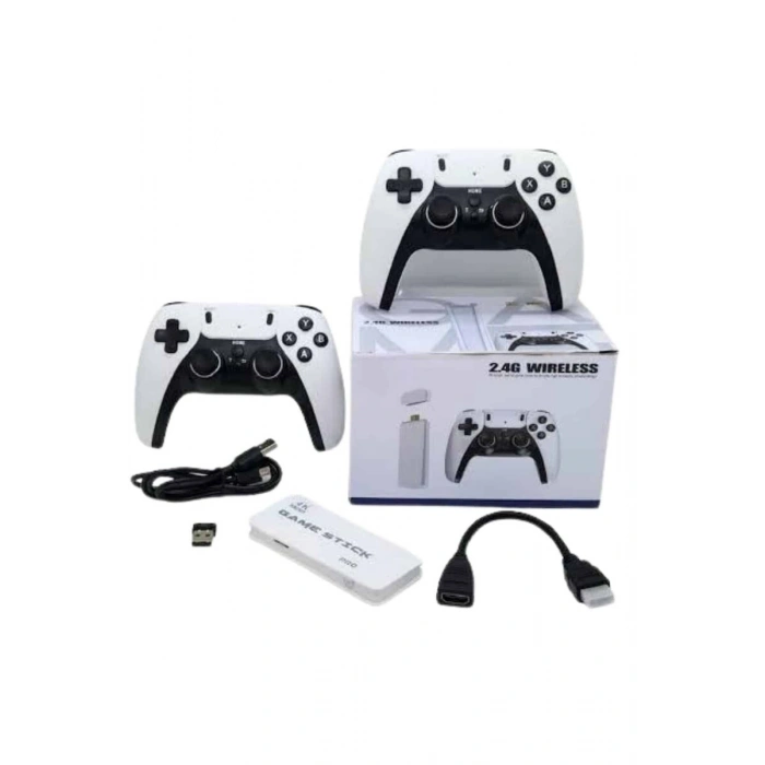 yeni nesil 3D 4K 2000 Oyunlu Game Stick Oyun Konsolu Çift Konsol