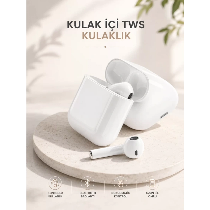 Yeni Nesil HD Ses ve Dokunmatik Kontrol Akıllı ve Şık Bluetooth Kulaklık