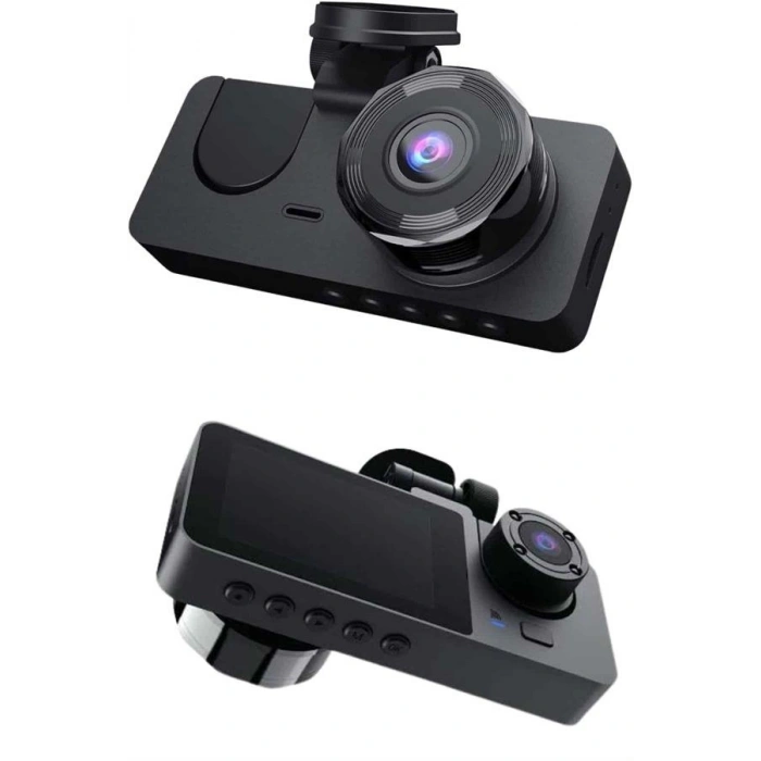 Yol Kayıt Araç Kamerası HD DVR 3 Kameralı 2.0in Ekranlı Ön İç Arka