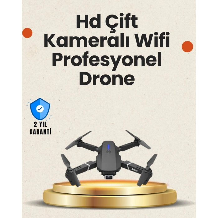 Yükseklik Sabitlemeli Katlanabilir Drone 1080P 4K Kamera Seçenekli