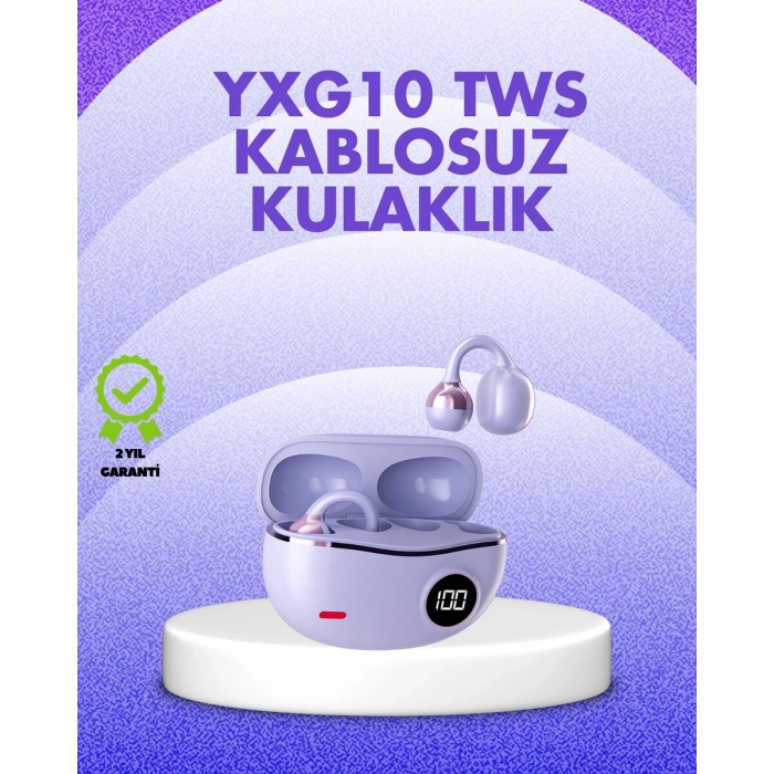YXG10 Kablosuz Kulaklık – Bluetooth 5.4 Dokunmatik LED Ekranlı Şarj Kutusu