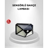 100 LED Güneş Enerjili Bahçe Lambası – PIR Sensörlü IP65 Su Geçirmez Dış Mekan Aydınlatma