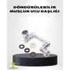 1080° Dönebilen Musluk Ucu – Su Tasarruflu Esnek ve 360° Çift Eksenli Başlık (Kopya)