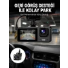 1080P 3 Kameralı Araç DVR – Döngü Kayıt ve Geri Görüş Özellikli Yeni Nesil