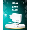 120 Watt Güçlü Hızlı Şarj Adaptörü Huawei P30 P40 Mate 20 Pro Uyumlu