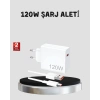 120W Hızlı Şarj Başlığı Ultra Güçlü Type-C Adaptör Kablo Dahil