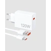 120W Süper Hızlı Şarj Adaptörü – Type-C Kablo Dahil Yüksek Voltaj Korumalı
