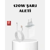 120W Type-C Hızlı Şarj Adaptörü – Akıllı Koruma ve Turbo Güç Desteği