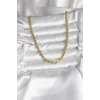 14K Gold Renk Kaplama Burgu Model CM Kadın Kolye - TJ-BKO10729