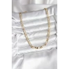 14K Gold Renk Kaplama Model CM Kadın Kolye - TJ-BKO10739