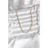 14K Gold Renk Kaplama Zincir Model CM Kadın Kolye 5886
