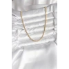 14K Gold Renk Kaplama Zincir Model CM Kadın Kolye - TJ-BKO10737