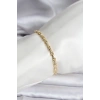 14K Gold Renk Kaplama Zincir Model Kadın CM Bileklik 5886
