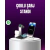 15W Hızlı Şarj Destekli 4’ü 1 Arada Kablosuz Şarj İstasyonu