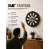 17 İnç Dart Tahtası Sağlam Ahşap Gövde ve Uzun Ömürlü Kullanım