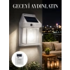 1800 mAh Pilli Solar Duvar Aydınlatma Yeni Nesil