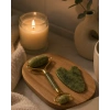2 Parça Jade Stone Cilt Bakım Seti Şişkinlik Karşıtı Yüz Masajı