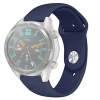 22MM Silikon Kayış Kordon Gear S3 Watch 4 -GT2 GT2E 46MM KayışKordon Watch Active 2 22MM-(5775)