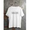 24 Kasım Kimya Öğretmeni Hediyesi Baskılı Bisiklet Yaka T-shirt - Beyaz