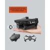 2.4G 4CH Katlanabilir Drone 100 Metre Uçuş Mesafeli